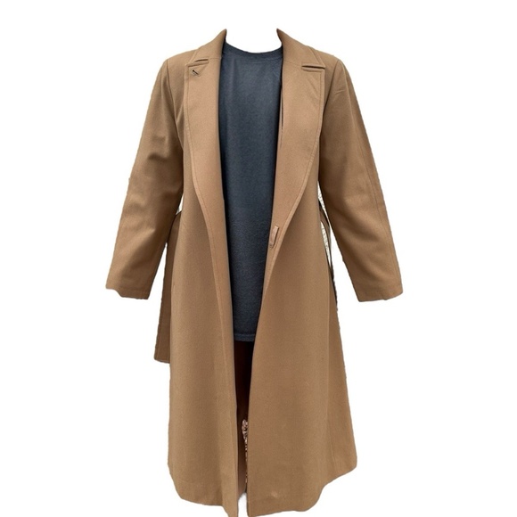 Pendleton Virgin Wool Coat: Classic Camel Outerwear for Timeless Style - Picture 7 of 16